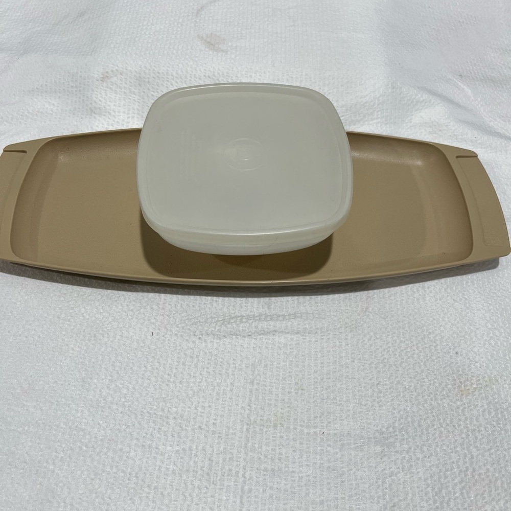 Vintage Tupperware Dip serve set.